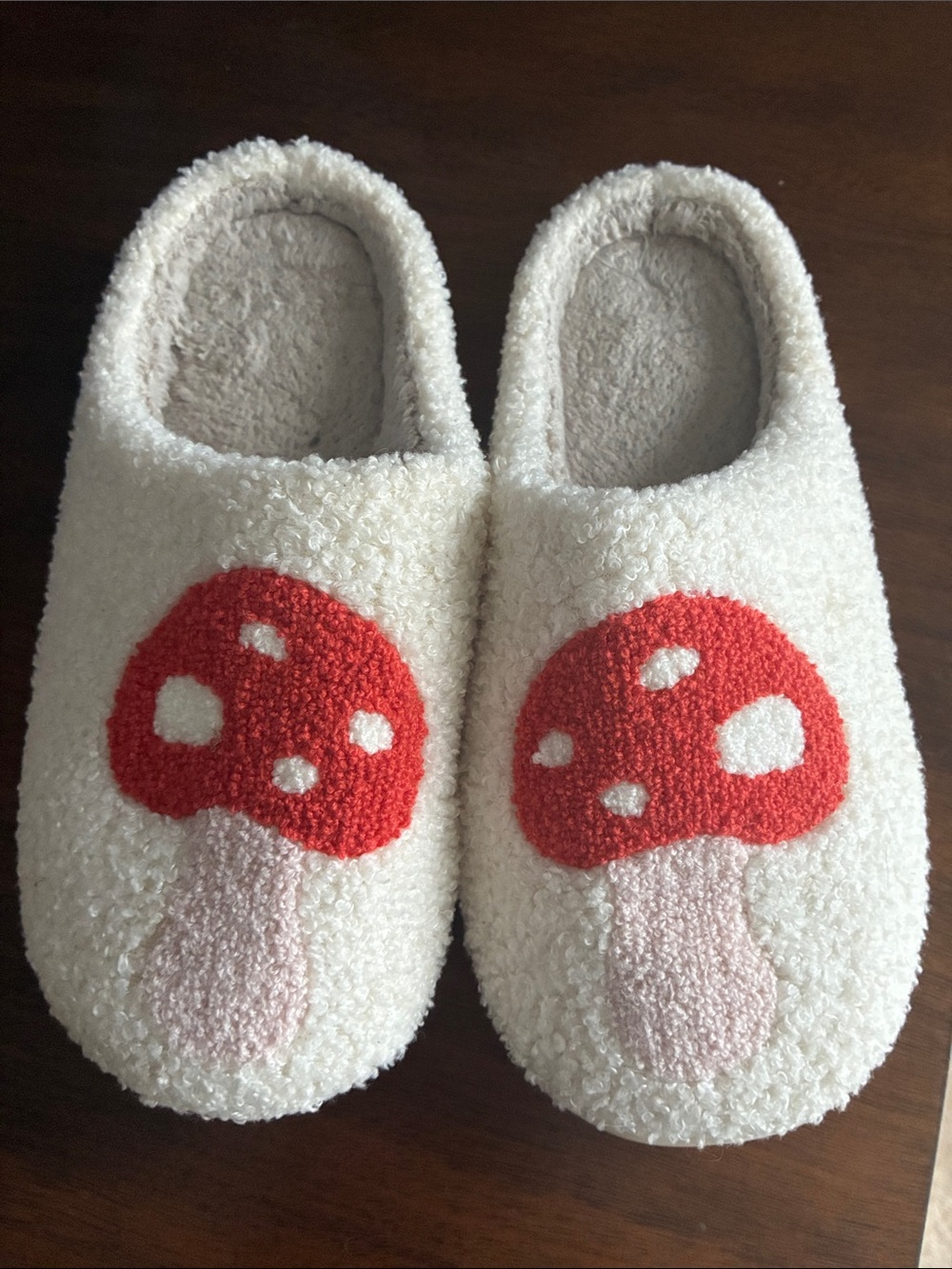 Mushroom Slippers Cottagecore Fairycore Hippie Cozy Soft Cute Hobbit Magic